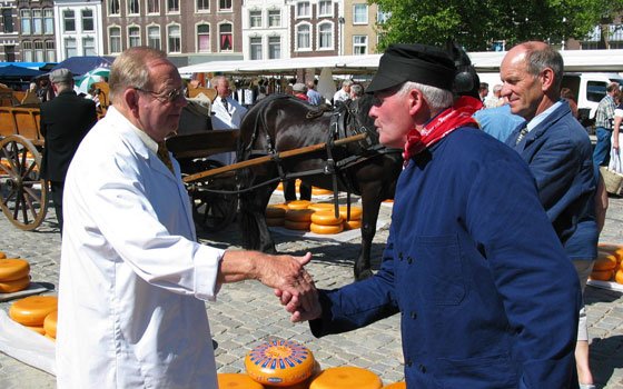 荷兰奶酪王国之旅：豪达奶酪市场_holland,欧洲,欧洲网