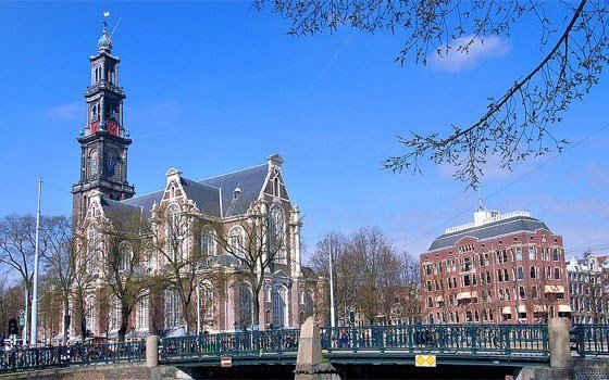 荷兰旅游：首都阿姆斯特丹西教堂_holland,欧洲,欧洲网