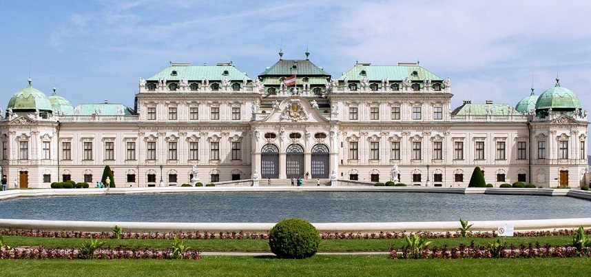 奥地利维也纳皇宫建筑:美景宫Lower Belvedere,欧洲,欧洲网