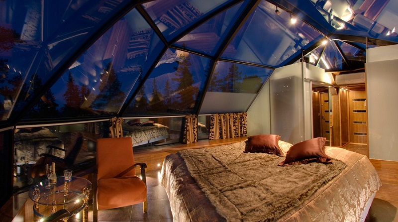 芬兰北极光之旅:莱维（LEVI）的穹顶屋和北极光房间,欧洲,欧洲网