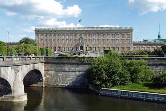 瑞典王宫The Royal Palace：瑞典首都斯德哥尔摩旅游景点-瑞典王宫,欧洲