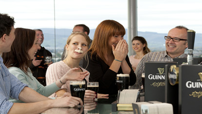 爱尔兰健力士黑啤展览馆Guinness Storehouse-重力酒吧Gravity Bar,欧洲,欧洲网