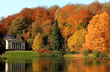 斯托海德Stourhead Wiltshire:世界十大最美园林-英国园林斯托海德,欧洲,欧洲网