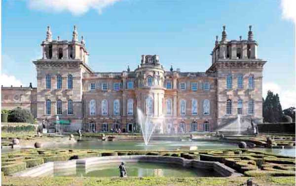 英国庄园:丘吉尔的布伦海姆宫Blenheim Palace-长图书馆Long Library,欧洲,欧洲网