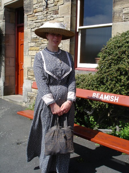 英国County Durham露天博物馆-碧米什Beamish Museum:1913年的火车站,欧洲