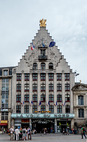 法国最美十大广场2:法国北方的里尔市大广场La Grand Place de Lille,欧洲,欧洲网