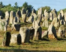 Alignements de Carnac卡纳克巨石林:法国布列塔尼Brittany史前石阵