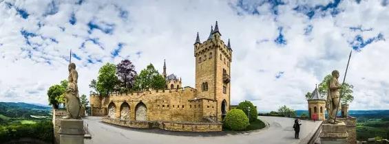 霍亨索伦城堡Burg Hohenzollern-德国南部最著名的普鲁士王朝城堡,欧洲,欧洲网