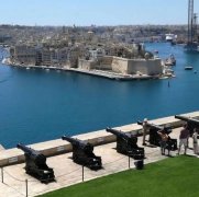 马耳他旅游景点介绍之礼炮台：马耳他首都瓦莱塔礼炮台
