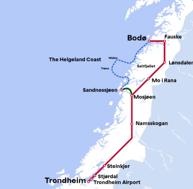 挪威北极列车：抵达地球的尽头-诺德兰线(Nordland Railway),欧洲,欧洲网