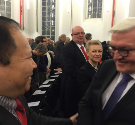 德国总统在保罗教堂接见首位德国华人州参议员,欧洲,欧洲网