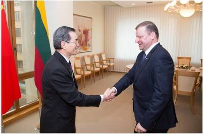 驻立陶宛大使魏瑞兴拜会立立陶宛新任总理,欧洲,欧洲网