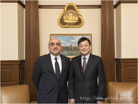上海市外办主任张小松会见了罗马尼亚驻上海总领事,欧洲,欧洲网