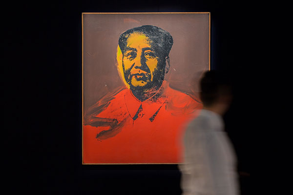 捷克裔美国艺术家安迪沃霍尔《毛主席》当代艺术拍卖1260万美元,欧洲,欧洲网