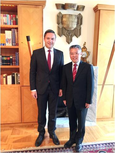 驻克罗地亚大使胡兆明会见克罗地亚总统府新闻发言人,欧洲,欧洲网