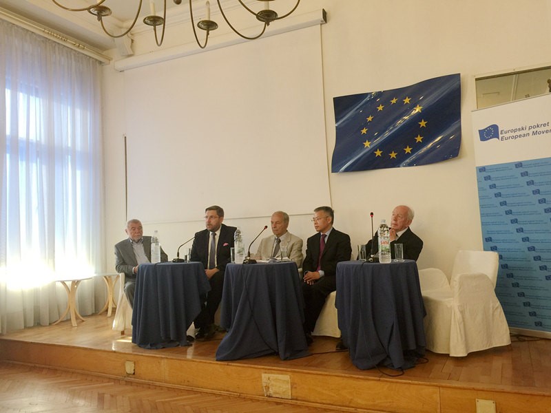 驻克罗地亚大使胡兆明出席克中友协举办的建交25周年庆祝活动,欧洲,欧洲网