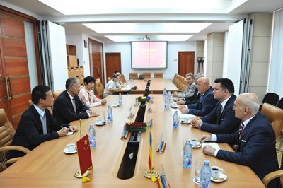 驻罗马尼亚大使徐飞洪访问罗马尼亚图尔恰、罗马尼亚布勒伊拉两省,欧洲
