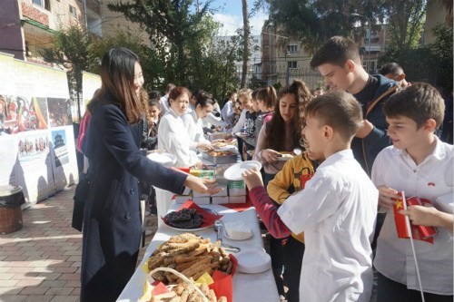 驻阿尔巴尼亚使馆与开设汉语课程中小学校举办中国日活动,欧洲