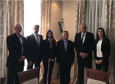 驻克罗地亚大使胡兆明访问克罗地亚扎达尔省,欧洲