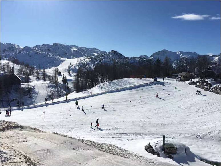 驻斯洛文尼亚使馆馆员与华侨华人赴沃格尔滑雪场Vogel Ski Center滑雪,欧洲,欧洲网