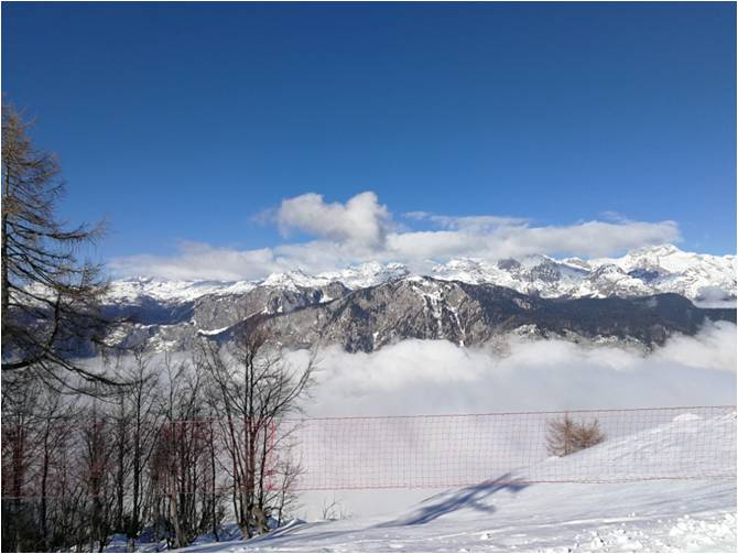 驻斯洛文尼亚使馆馆员与华侨华人赴沃格尔滑雪场Vogel Ski Center滑雪,欧洲,欧洲网